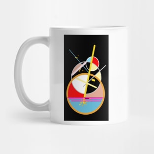 Expressive automatism abstract 4872 Mug